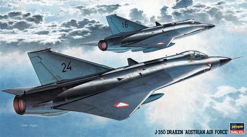 J-35O ドラケン オーストリア空軍 プラモデル (ハセガワ 1/72 飛行機 BPシリーズ No.BP02) 商品画像