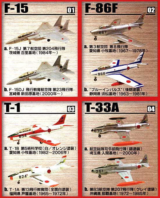 日本の翼コレクション Vol.2 エフトイズ プラモデル