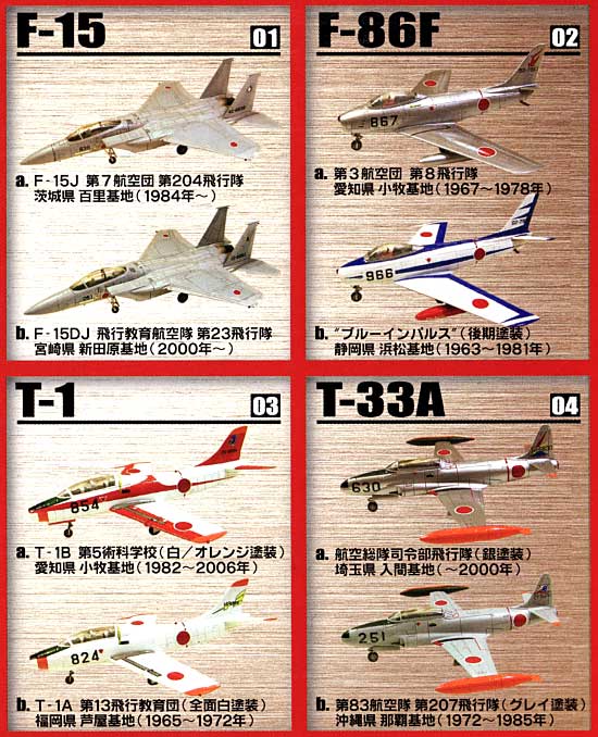 日本の翼コレクション Vol.2 プラモデル (F TOYS 日本の翼コレクション （JASDF Collection） No.002) 商品画像_1