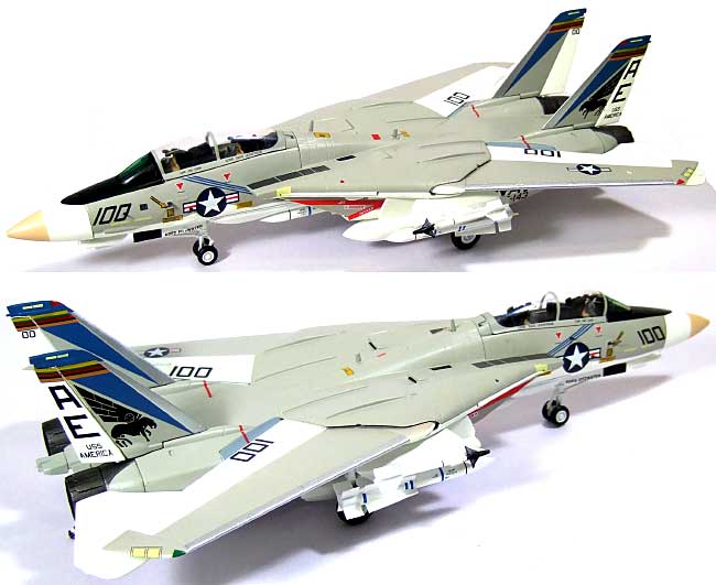 F-14A トムキャット VF-143 ピューキンドッグス USS アメリカ 1977 完成品 (ウイッティ・ウイングス 1/72 スカイ ガーディアン シリーズ （現用機） No.74301) 商品画像_1