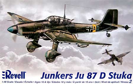 ユンカース Ju87D スツーカ プラモデル (レベル 1/48 飛行機モデル No.85-5250) 商品画像