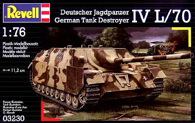 ドイツ 4号駆逐戦車 L/70 プラモデル (Revell 1/76 ミリタリー No.03230) 商品画像