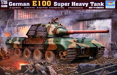 ドイツ軍 超重戦車 E-100 プラモデル (トランペッター 1/35 ＡＦＶシリーズ No.00384) 商品画像