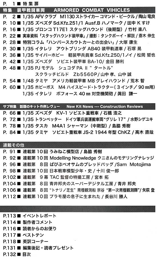 パンツァーグラフ！ 11 (ARMORED COMBAT VEHICLES 装甲戦闘車両） 本 (モデルアート 臨時増刊 No.011) 商品画像_1