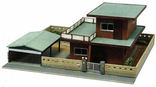 現代住宅 D プラモデル (トミーテック 建物コレクション （ジオコレ） No.213932) 商品画像_1