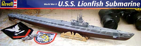U.S.S. 潜水艦 ライオンフィッシュ プラモデル (レベル Ships（艦船関係モデル） No.05228) 商品画像