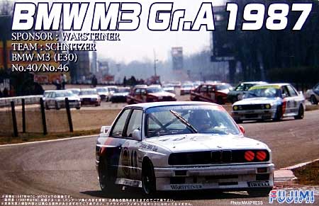 BMW M3 Gr.A 1987 (BMW M3 DTM 1987） プラモデル (フジミ 1/24 Gr.A シリーズ No.007) 商品画像