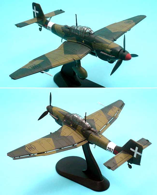 Ju-87 D3 スツーカ　イタリア空軍 完成品 (ホビーマスター 1/72 エアパワー シリーズ （レシプロ） No.HA0150) 商品画像_2