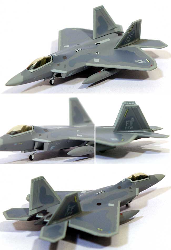 F-22A ラプター アメリカ空軍 第1戦闘航空団 第27戦闘飛行隊 ラングレー空軍基地 完成品 (ホーガンウイングス M-SERIES No.6030) 商品画像_1