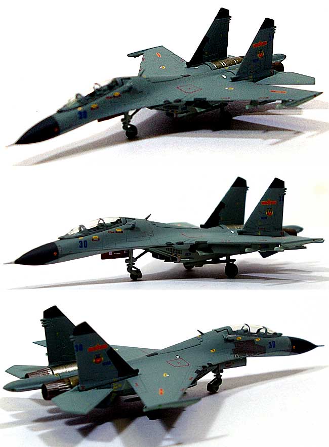 Su-27UBK フランカー PLAAF(中国人民解放軍）空軍 第2師団 第6飛行隊 遂渓空軍基地 #30 完成品 (ホーガンウイングス M-SERIES No.6016) 商品画像_1