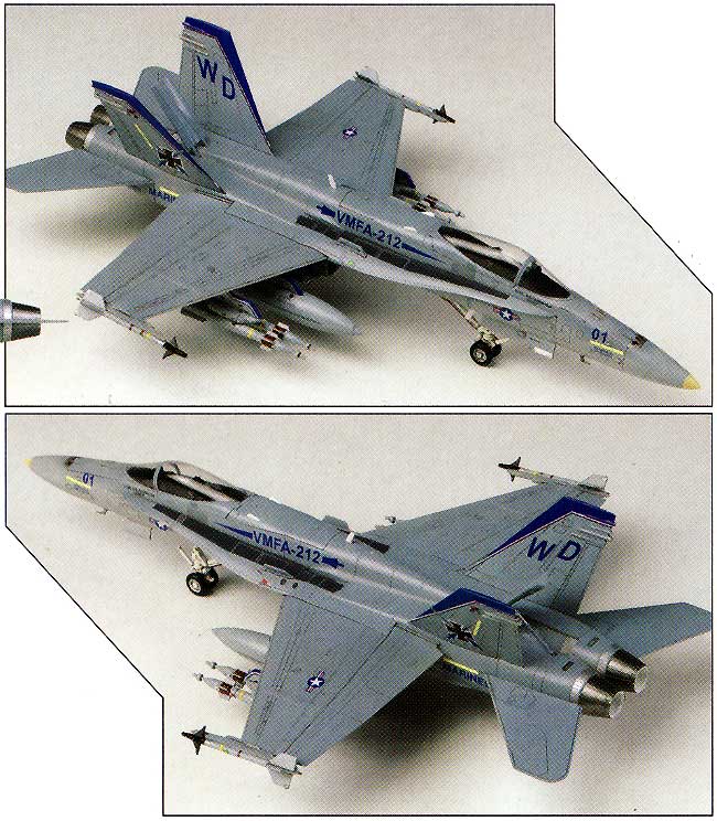 F/A-18C ホーネット プラモデル (アカデミー 1/72 Scale Aircrafts No.12411) 商品画像_1