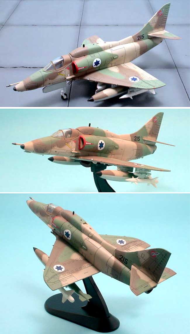 A-4E スカイホーク イスラエル空軍 完成品 (ホビーマスター 1/72 エアパワー シリーズ （ジェット） No.HA1407) 商品画像_2