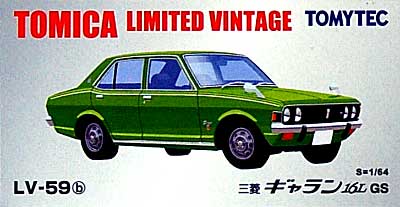 三菱 ギャラン 16L GS (緑） ミニカー (トミーテック トミカリミテッド ヴィンテージ No.LV-059b) 商品画像