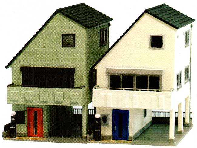 狭小住宅 A プラモデル (トミーテック 建物コレクション （ジオコレ） No.214441) 商品画像_1