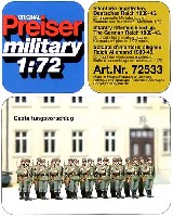 プライザー 1/72 精密プラ製フィギュア 整列するドイツ歩兵 (36体）