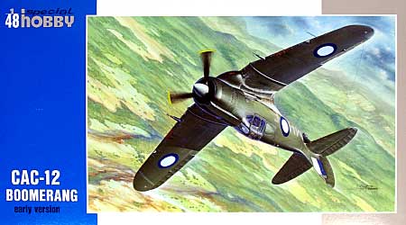オーストラリア コモンウェルズ CAC-12 ブーメラン 初期型戦闘機 プラモデル (スペシャルホビー 1/48 エアクラフト プラモデル No.48074) 商品画像