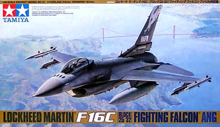 ロッキード マーチン F-16C ブロック25/35 ファイティングファルコン アメリカ州空軍 プラモデル (タミヤ 1/48 傑作機シリーズ No.101) 商品画像