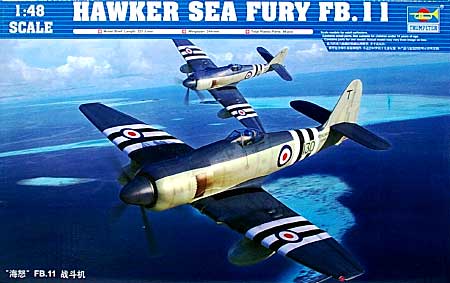 ホーカー シーフューリー FB.11 プラモデル (トランペッター 1/48 エアクラフト プラモデル No.02844) 商品画像