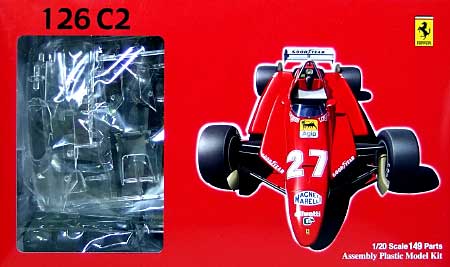 フェラーリ 126C2 1982 サンマリノ (スケルトンボディ仕様） プラモデル (フジミ 1/20 GPシリーズ SP （スポット） No.SP001) 商品画像
