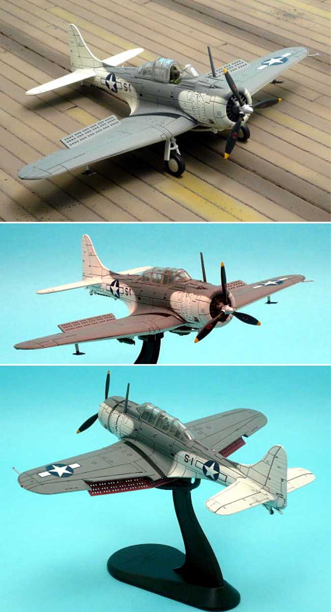 SBD-5 ドーントレス USS バージンアイランド搭載機 完成品 (ホビーマスター 1/72 エアパワー シリーズ （レシプロ） No.HA0160) 商品画像_2