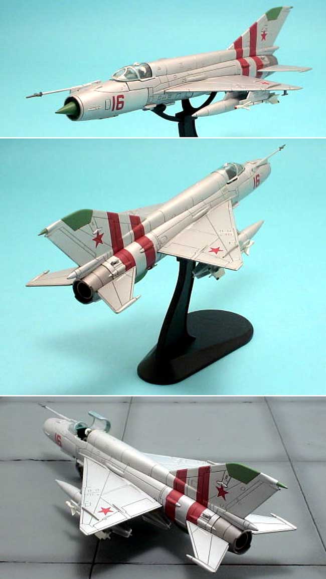 Mig-21MF チェコ動乱 1968年 完成品 (ホビーマスター 1/72 エアパワー シリーズ （ジェット） No.HA0149) 商品画像_2