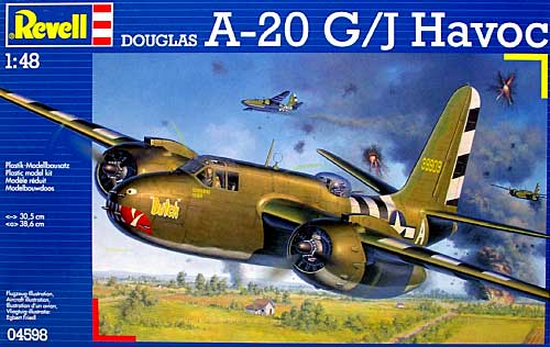ダグラス A-20 G/J ハボック プラモデル (Revell 1/48 飛行機モデル No.04598) 商品画像