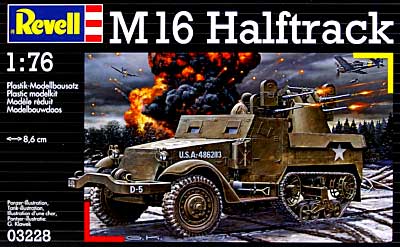 M16 ハーフトラック プラモデル (レベル 1/76 ミリタリー No.04598) 商品画像