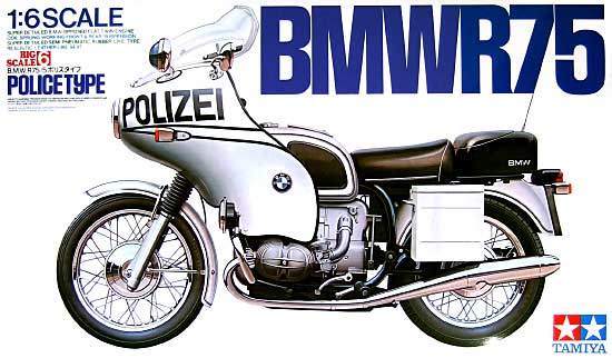 BMW R75/5 ポリスタイプ プラモデル (タミヤ 1/6 オートバイシリーズ No.16006) 商品画像
