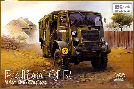 イギリス ベッドフォード QLR 3tトラック 4×4 コマンドタイプ プラモデル (IBG 1/72 AFVモデル No.72002) 商品画像