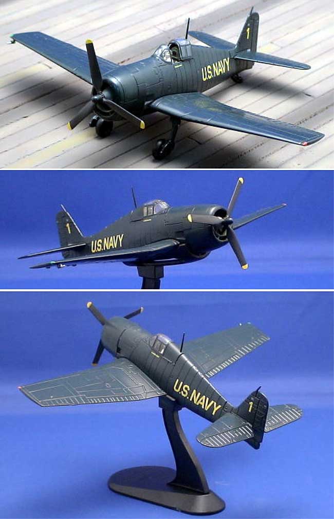 F6F-5 ヘルキャット 初代ブルーエンジェルス 完成品 (ホビーマスター 1/72 エアパワー シリーズ （レシプロ） No.HA1109) 商品画像_2