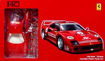 フェラーリ F40 コロンボ プラモデル (フジミ 1/24 リアルスポーツカー シリーズ （SPOT） No.123424) 商品画像