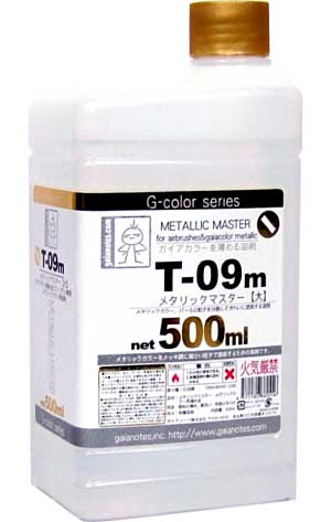 メタリックマスター (大） 溶剤 (ガイアノーツ G-color 溶剤シリーズ （T-09 メタリックマスター） No.T-009m) 商品画像