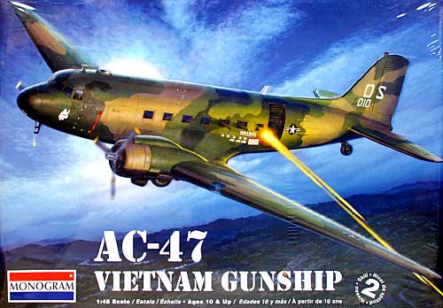 AC-47 ベトナム ガンシップ プラモデル (モノグラム 1/48 飛行機モデル No.05615) 商品画像