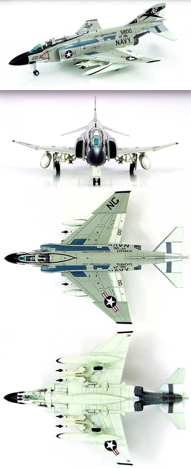 F-4J ファントム2 ショー タイム 100 完成品 (ホビーマスター 1/72 エアパワー シリーズ （ジェット） No.HA1902) 商品画像_2