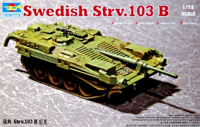 スウェーデン軍 Strv103B プラモデル (トランペッター 1/72 AFVシリーズ No.07248) 商品画像