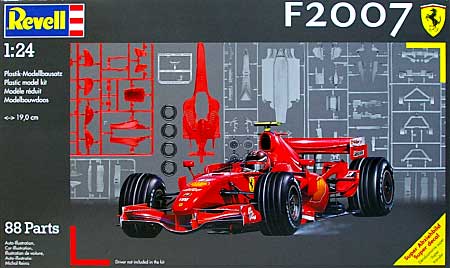 フェラーリ F2007 プラモデル (レベル 1/24 F1モデル No.07252) 商品画像