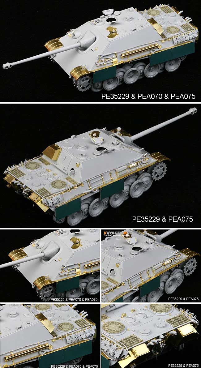 WW2 ドイツ ヤクトパンター G1 初期型用 エッチング (ボイジャーモデル 1/35 AFV用エッチングパーツ No.PE35229) 商品画像_2