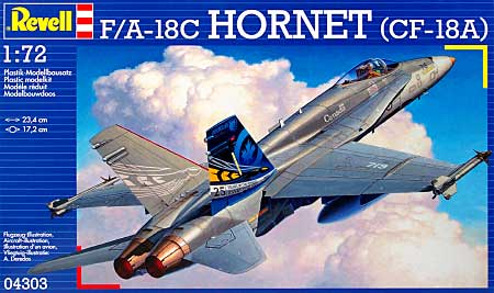 F/A-18C ホーネット (CF-18F） プラモデル (レベル 1/72 飛行機 No.04303) 商品画像