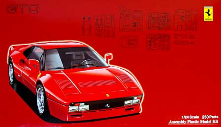 フェラーリ 288GTO DX (エッチングパーツ付） プラモデル (フジミ 1/24 FRシリーズ （For Advanced Modelers） No.009) 商品画像