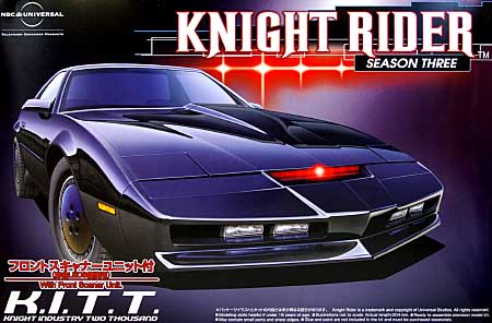 ナイト 2000 K.I.T.T. シーズン3 フロントスキャナーユニット付 (ナイトライダー） プラモデル (アオシマ ナイトライダー No.041253) 商品画像