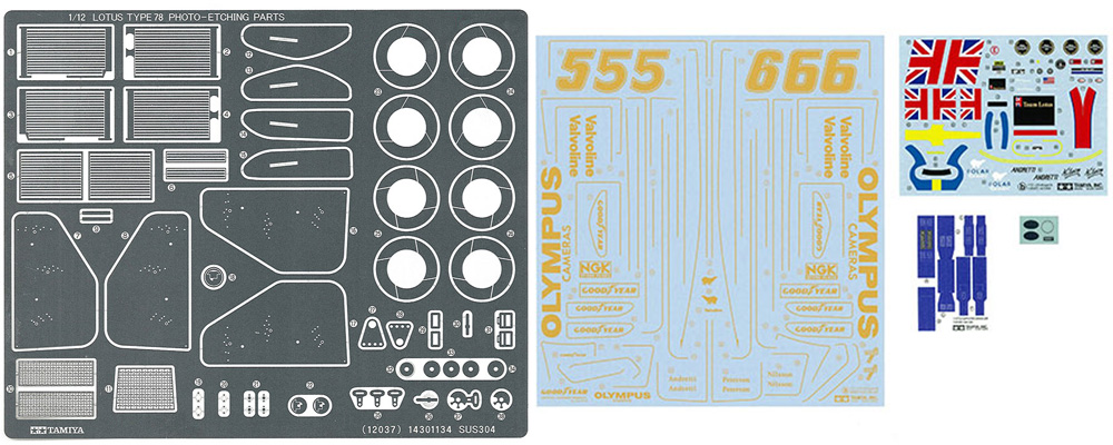 ロータス タイプ78 (エッチングパーツ付） プラモデル (タミヤ 1/12 ビッグスケールシリーズ No.037) 商品画像_1