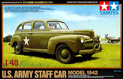 アメリカ陸軍 1942年型 スタッフカー プラモデル (タミヤ 1/48 ミリタリーミニチュアシリーズ No.059) 商品画像
