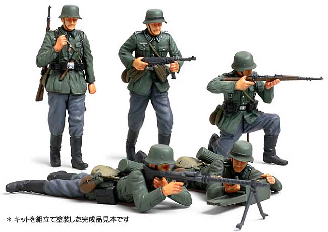 ドイツ歩兵セット (フランス戦線） プラモデル (タミヤ 1/35 ミリタリーミニチュアシリーズ No.293) 商品画像_3