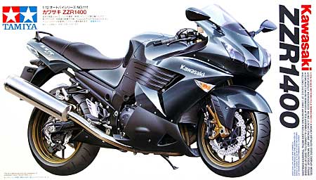 カワサキ ZZR1400 プラモデル (タミヤ 1/12 オートバイシリーズ No.111) 商品画像