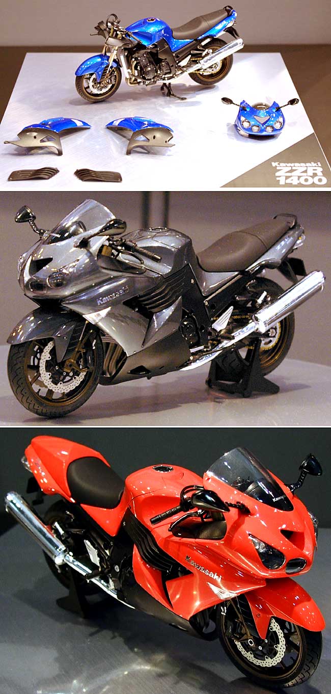 カワサキ ZZR1400 プラモデル (タミヤ 1/12 オートバイシリーズ No.111) 商品画像_3