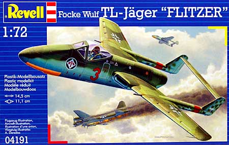 フォッケウルフ TL イェーガー フリッツァー プラモデル (Revell 1/72 飛行機 No.04191) 商品画像