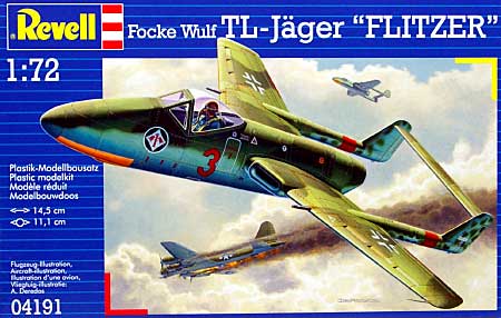 フォッケウルフ TL イェーガー フリッツァー プラモデル (Revell 1/72 飛行機 No.04191) 商品画像