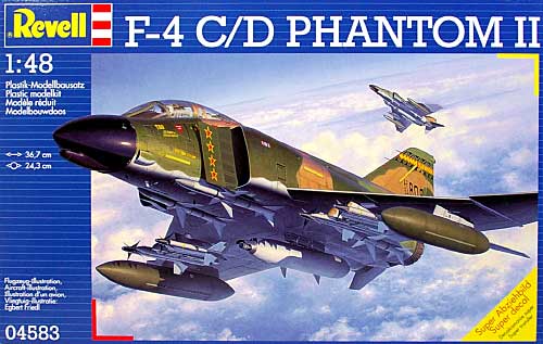 F-4C/D ファントム 2 プラモデル (レベル 1/48 飛行機モデル No.04583) 商品画像