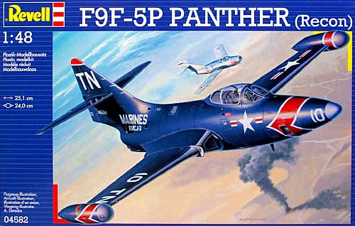 F9F-5P パンサー (偵察型） プラモデル (レベル 1/48 飛行機モデル No.04582) 商品画像