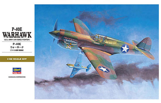 P-40E ウォーホーク プラモデル (ハセガワ 1/32 飛行機 Stシリーズ No.ST029) 商品画像